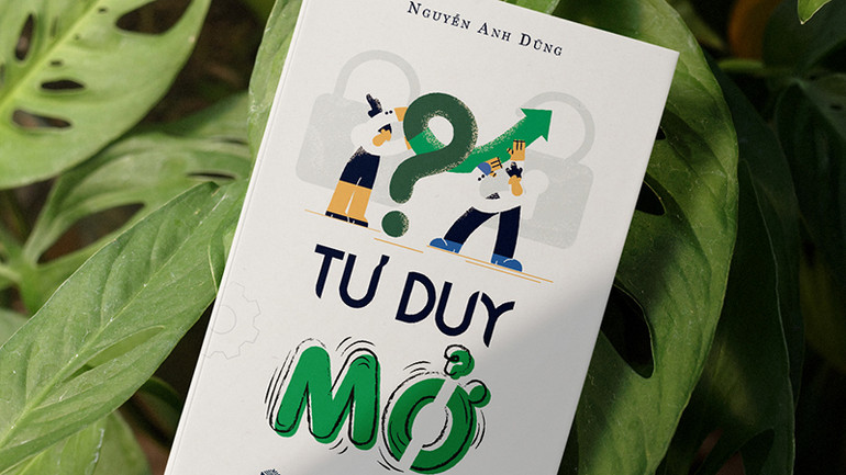 Bìa cuốn Tư duy mở. Bìa cuốn Tư duy mở.