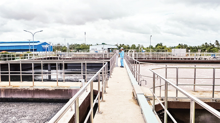 CIPCO đã quy hoạch và đầu tư hệ thống xử lý nước thải tập trung với công suất 12.000 m3/ngày/đêm.