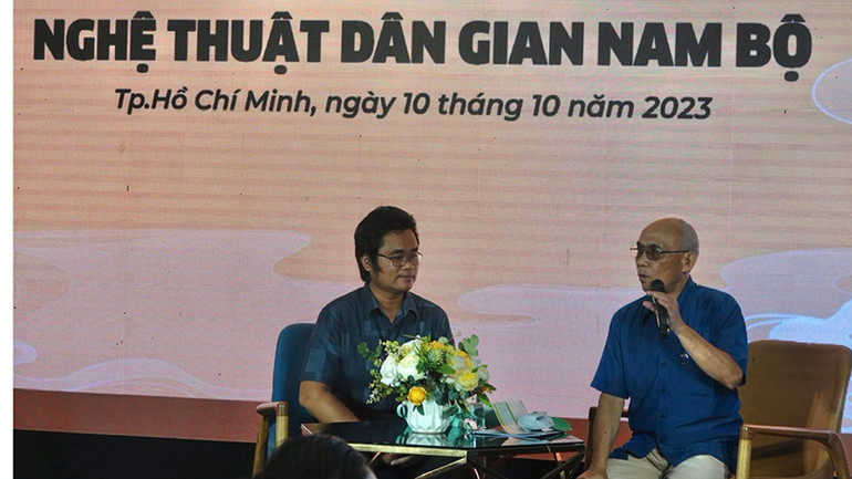 Talkshow với chủ đề “Di sản văn hóa nghệ thuật dân gian Nam Bộ”.