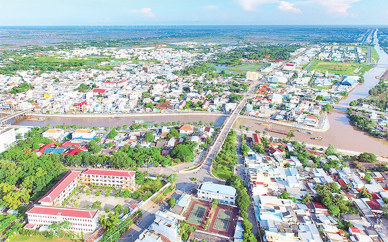 Một gócthành phố Bạc Liêu.