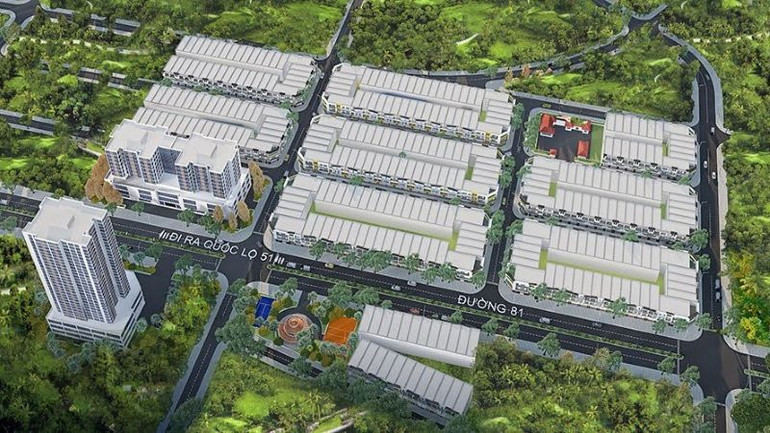 Dự án Ecotown Phú Mỹ tại thị xã Phú Mỹ của Hodeco.