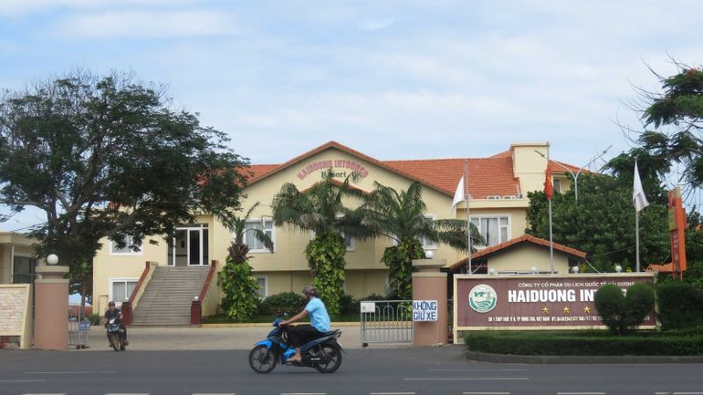 Khách sạn, nhà hàng của Công ty Cổ phần du lịch quốc tế Hải Dương (địa điểm bị cưỡng chế).