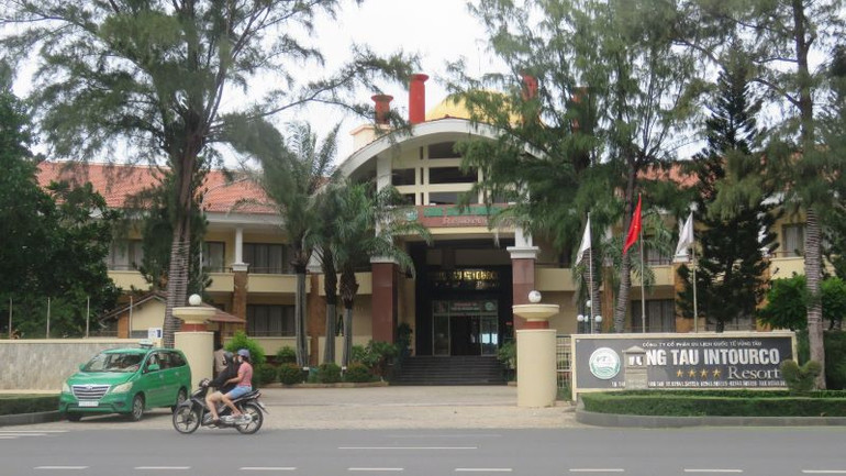 Khách sạn, nhà hàng của Công ty Cổ phần du lịch Quốc tế Vũng Tàu (địa điểm bị cưỡng chế).