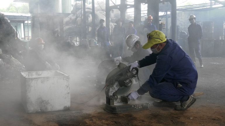 Thực hiện tiêu hủy tang vật