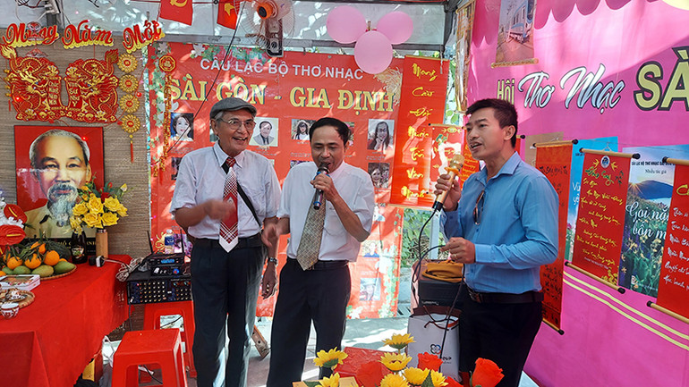 Không gian của các Câu lạc bộ thơ trong Ngày thơ Việt Nam tại Thành phố Hồ Chí Minh năm nay.