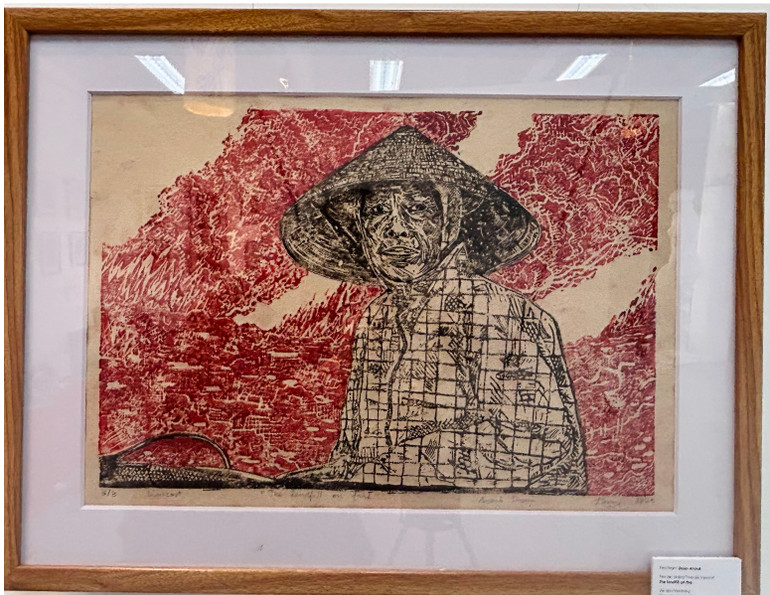 Tác phẩm “Bãi rác bốc cháy” của tác giả Anouk Drain.