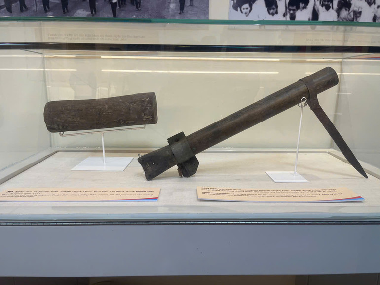 Mõ và súng ngựa trời nhân dân Bến Tre sử dụng trong cuộc kháng chiến chống Mỹ.