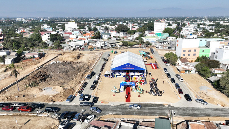 Dự án đã được xây dựng cơ bản hệ thống hạ tầng kỹ thuật, bảo đảm tiến độ để thi công dự án Nhà ở xã hội MK Central City trong quý III/2024.