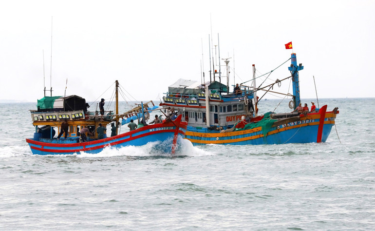 Ngư dân tỉnh Ninh Thuận tiếp tục vươn khơi khai thác hải sản và tham gia bảo vệ chủ quyền biển đảo quốc gia.