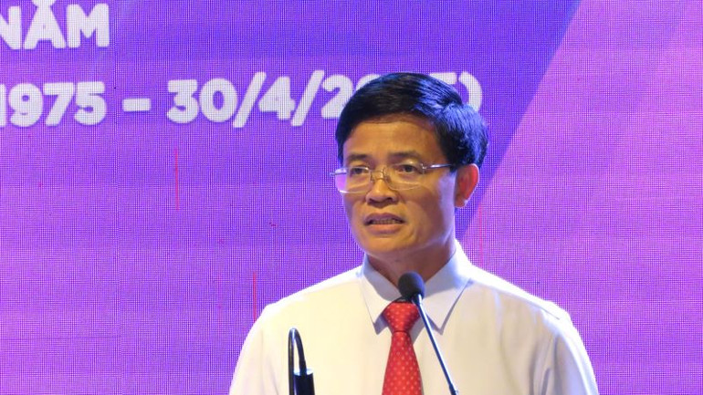 Đồng chí Vũ Hồng Thuấn, Quyền Giám đốc Sở Văn hóa, Thể thao và Du lịch tỉnh Bà Rịa-Vũng Tàu.