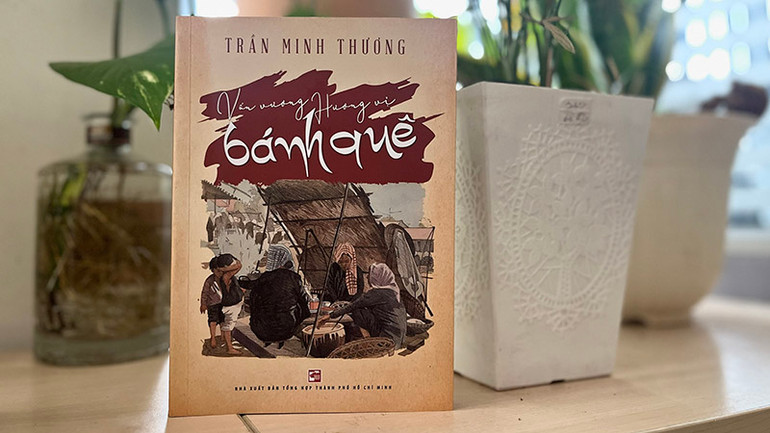 Bìa cuốn "Vấn vương hương vị bánh quê".