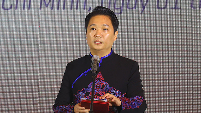 Phó Giám đốc Sở Du lịch Thành phố Hồ Chí Minh Lê Trương Hiền Hòa thông tin về sự kiện.