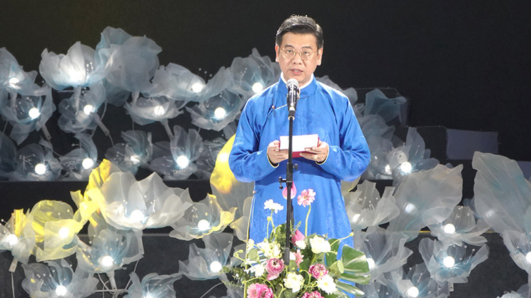 Phó Chủ tịch Ủy ban nhân dân Thành phố Hồ Chí Minh Nguyễn Văn Dũng phát biểu khai mạc.