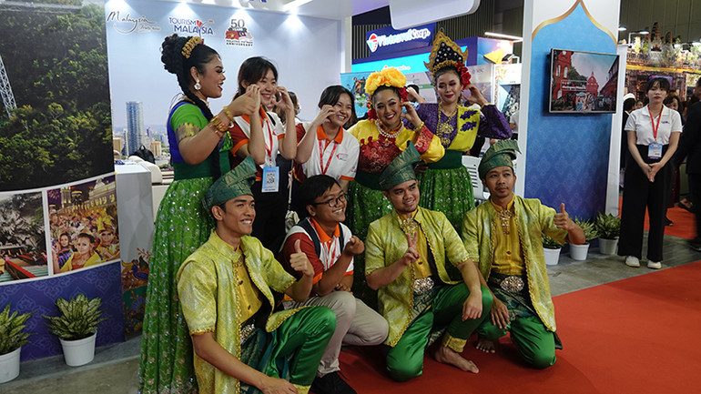 Gian triển lãm du lịch Malaysia tại Hội chợ Du lịch quốc tế Thành phố Hồ Chí Minh lần thứ 17, năm 2023.