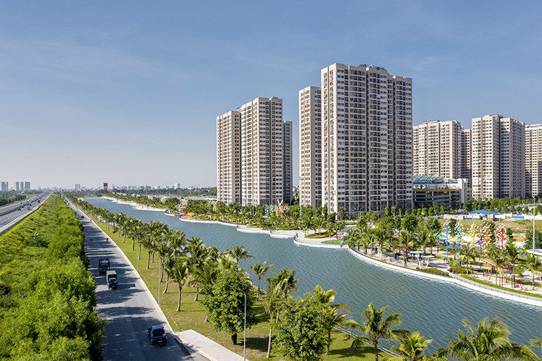 Một khu đô thị mới ở Thủ đô Hà Nội.