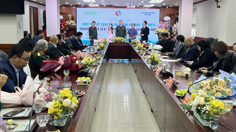 Quang cảnh lễ trao giải Cuộc thi.