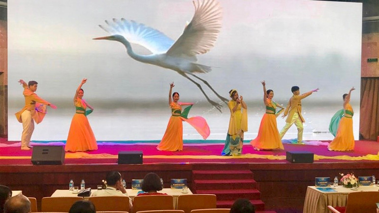 Một tiết mục đơn ca được trình diễn tại Liên hoan.