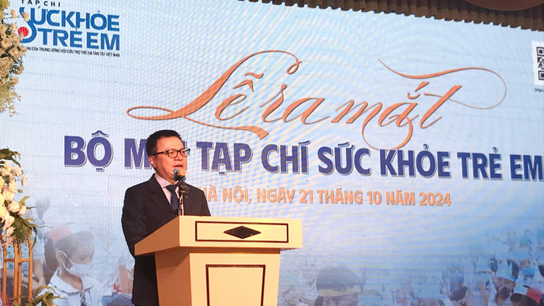 Đồng chí Lê Quốc Minh phát biểu tại buổi lễ.