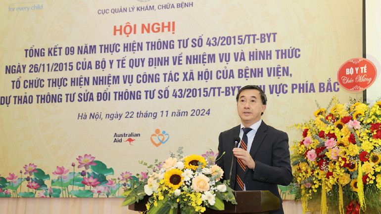 Thứ trưởng Trần Văn Thuấn phát biểu tại hội nghị