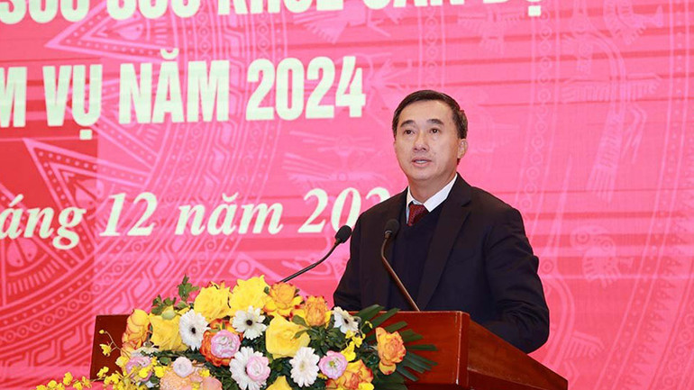 Phó Trưởng Ban Bảo vệ, chăm sóc sức khỏe cán bộ Trung ương, Thứ trưởng Bộ Y tế, Trần Văn Thuấn phát động Phong trào thi đua năm 2024. Phó Trưởng Ban Bảo vệ, chăm sóc sức khỏe cán bộ Trung ương, Thứ trưởng Bộ Y tế, Trần Văn Thuấn phát động Phong trào thi đua năm 2024.