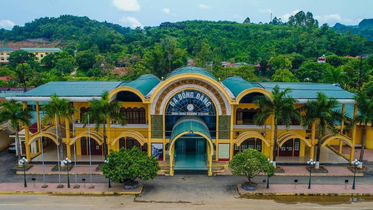 Toàn cảnh ga liên vận quốc tế Đồng Đăng hiện nay.