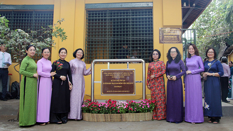 Khánh thành giai đoạn 1 công trình tu bổ, tôn tạo di tích lịch sử cấp quốc gia Khu trại giam Bệnh viện Chợ Quán, Nơi đồng chí Trần Phú bị giam giữ và hy sinh.