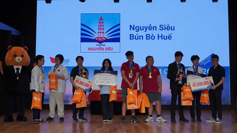 Cuộc thi đã mang đến cho học sinh một diễn đàn trao đổi tri thức vươn tầm quốc tế. (Ảnh BTC).