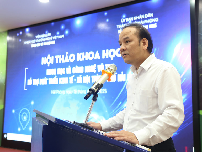 Ông Nguyễn Đình Vinh, Phó Giám đốc Sở Khoa học và Công nghệ thành phố Hải Phòng.