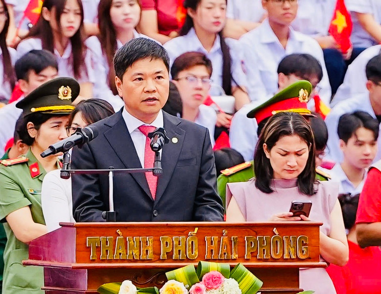 Ông Hoàng Minh Cường, Phó Chủ tịch Ủy ban nhân dân thành phố Hải Phòng.