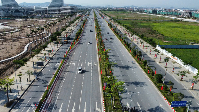 Toàn cảnh tuyến đường Đỗ Mười.