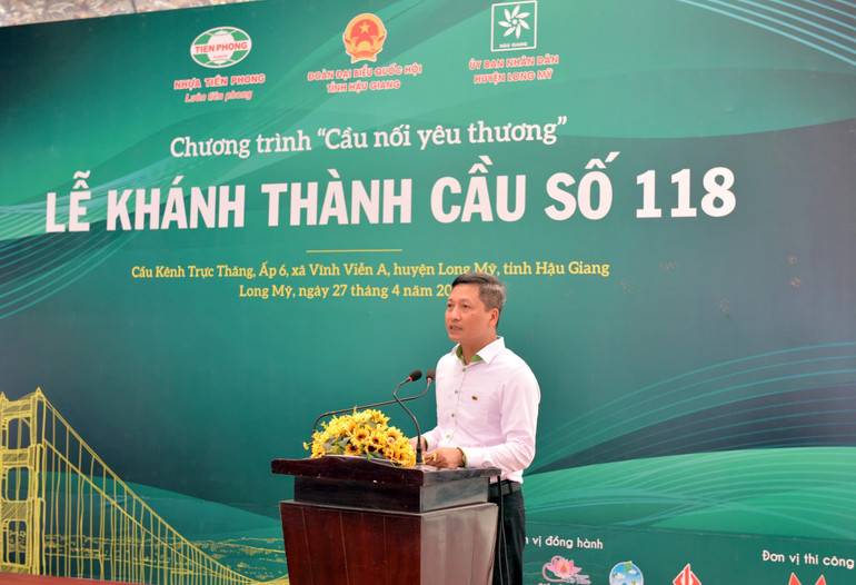 Đồng chí Nguyễn Văn Thức, Bí thư Đảng ủy, Phó Tổng Giám đốc Công ty cổ phần Nhựa Thiếu niên Tiền Phong.