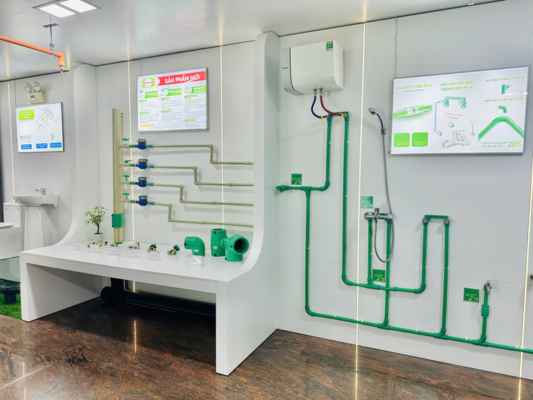 Nhựa Tiền Phong cung cấp ra thị trường các sản phẩm “xanh”, thân thiện môi trường.