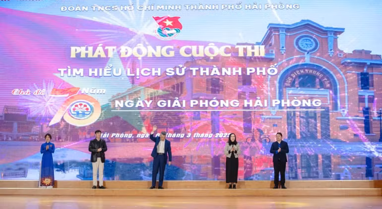 Cuộc thi tìm hiểu lịch sử thành phố với chủ đề “70 năm Ngày giải phóng Hải Phòng".
