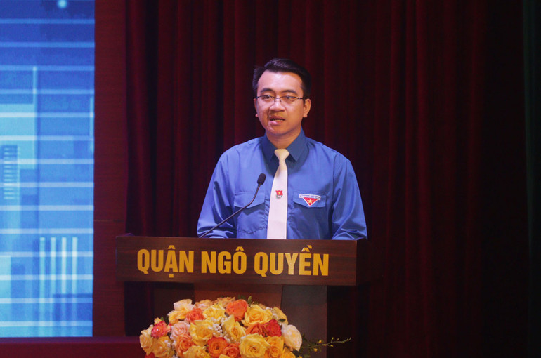 Đồng chí Lê Khắc Nguyên Anh, Bí thư Thành đoàn Hải Phòng.