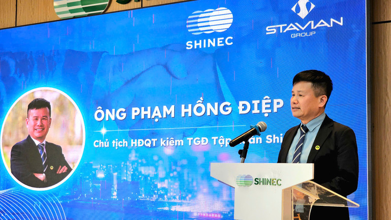 Ông Phạm Hồng Điệp, Chủ tịch Tập đoàn Shinec chia sẻ.