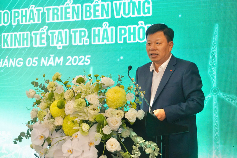 Ông Lê Trung Kiên, Trưởng Ban quản lý Khu kinh tế Hải Phòng.