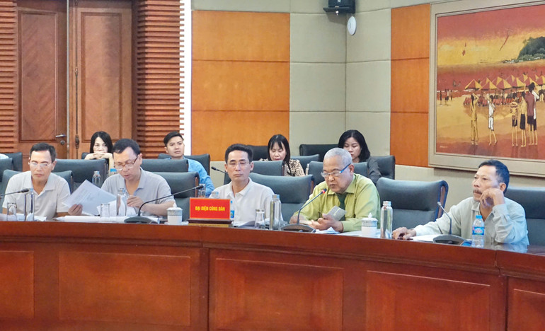 Các hộ dân có kiến nghị.