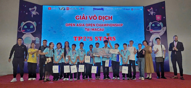 Hai đội vô địch sẽ đại diện cho Việt Nam tham gia First Lego League Asia Open Championship thế giới vào tháng 08/2025 tại Macao, Trung Quốc.