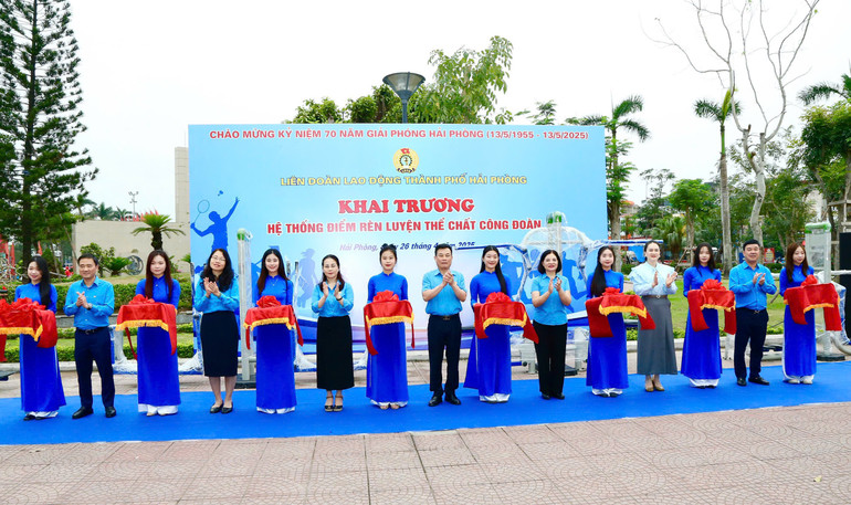 Khai trương hệ thống điểm rèn luyện thể chất công đoàn.