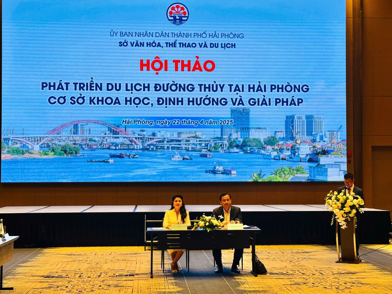 Cục Du lịch quốc gia Việt Nam và Sở Văn hóa,Thể thao và Du lịch Hải Phòng chủ trì hội nghị.