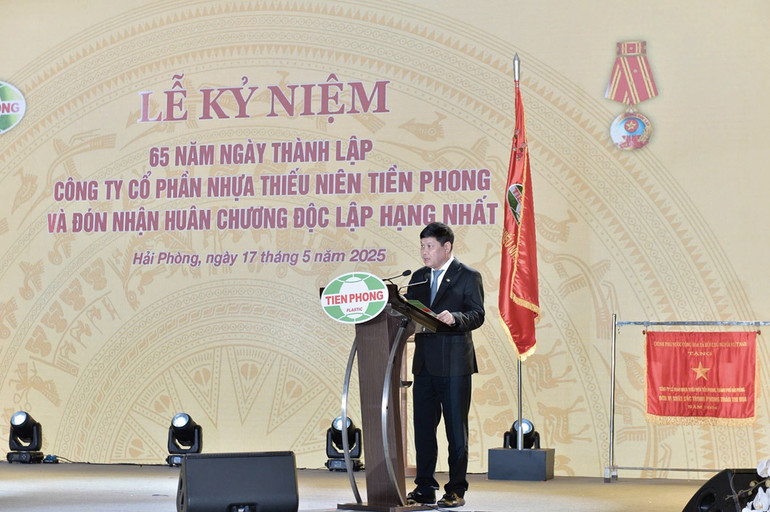 Ông Chu Văn Phương, Tổng Giám đốc Công ty cổ phần Nhựa Thiếu niên Tiền Phong. (Ảnh:PV)