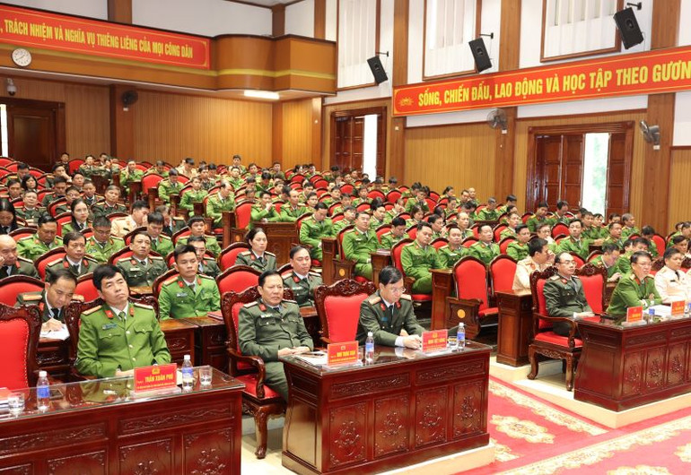 Quang cảnh buổi lễ. (Ảnh: PX03)