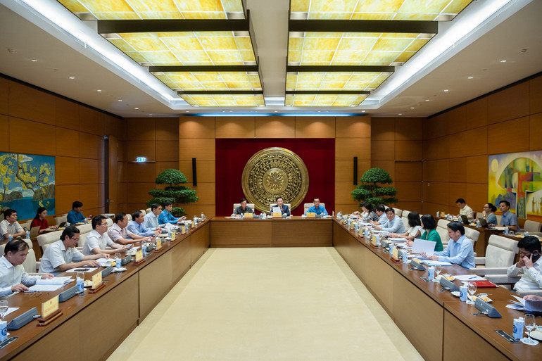 Toàn cảnh cuộc họp tổ chức Diễn đàn Người lao động năm 2023.