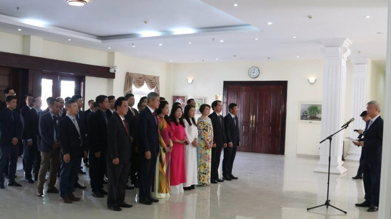 Quang cảnh lễ kỷ niệm.