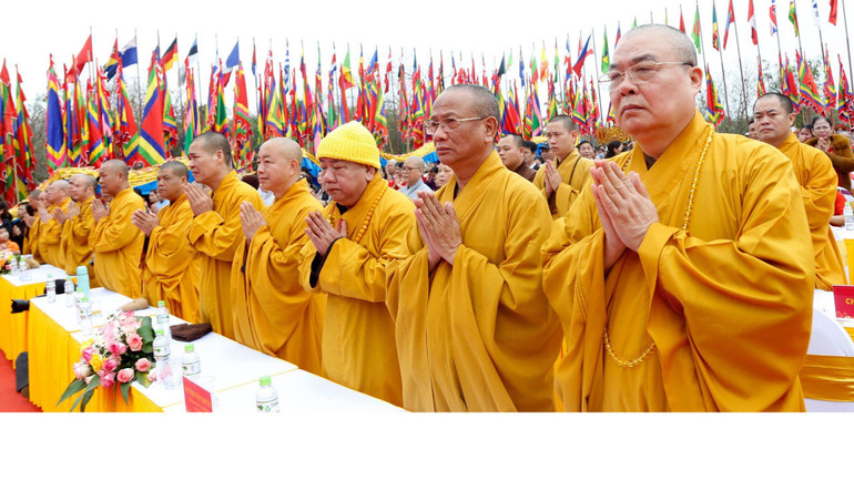 Lễ khai hội chùa Bái Đính được tổ chức vào ngày mồng 6 tháng Giêng hằng năm. (Ảnh: MINH ĐƯỜNG)