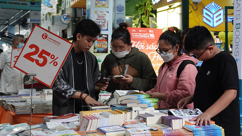 Nhiều chương trình ưu đãi, giới thiệu sách mới tại Hội Sách thiếu nhi Thành phố Hồ Chí Minh lần V năm 2024.