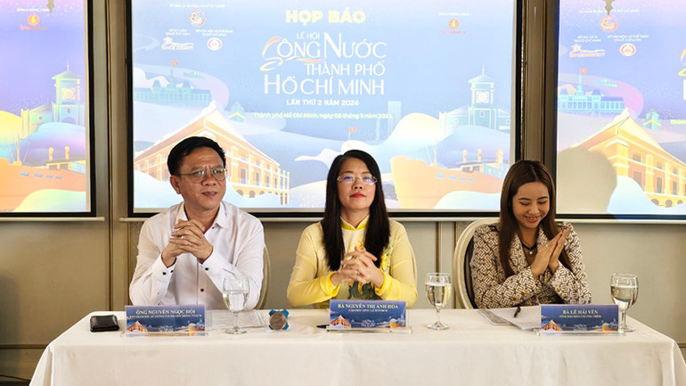 Ban Tổ chức thông tin về sự kiện tại buổi họp báo.