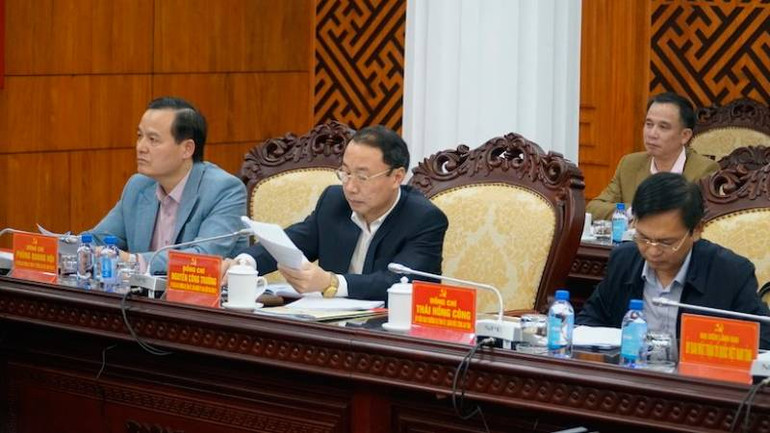 Cán bộ chủ chốt của tỉnh tham gia góp ý, thảo luận, thực hiện nghiêm Quy định 11-QĐi/TW của Bộ Chính trị.