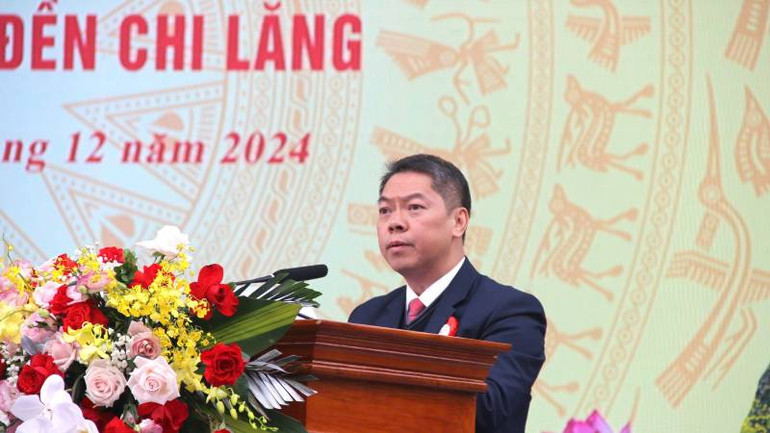 Phó Chủ tịch Ủy ban nhân dân tỉnh Lạng Sơn Đoàn Thanh Sơn phát biểu tại lễ kỷ niệm. Phó Chủ tịch Ủy ban nhân dân tỉnh Lạng Sơn Đoàn Thanh Sơn phát biểu tại lễ kỷ niệm.