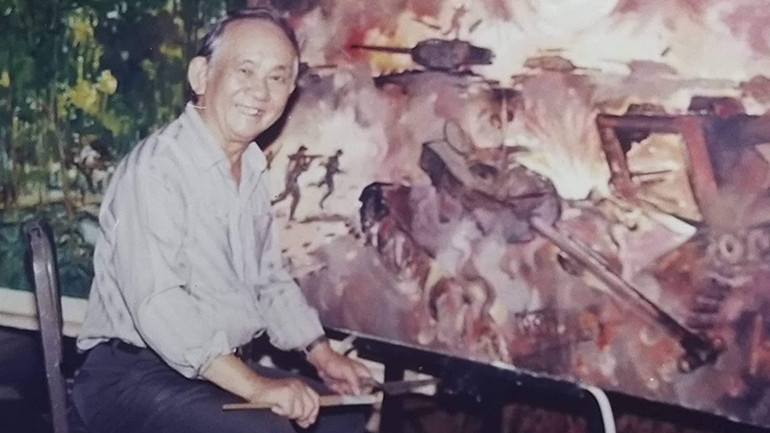 Họa sĩ Huỳnh Phương Đông. (Ảnh BTC)